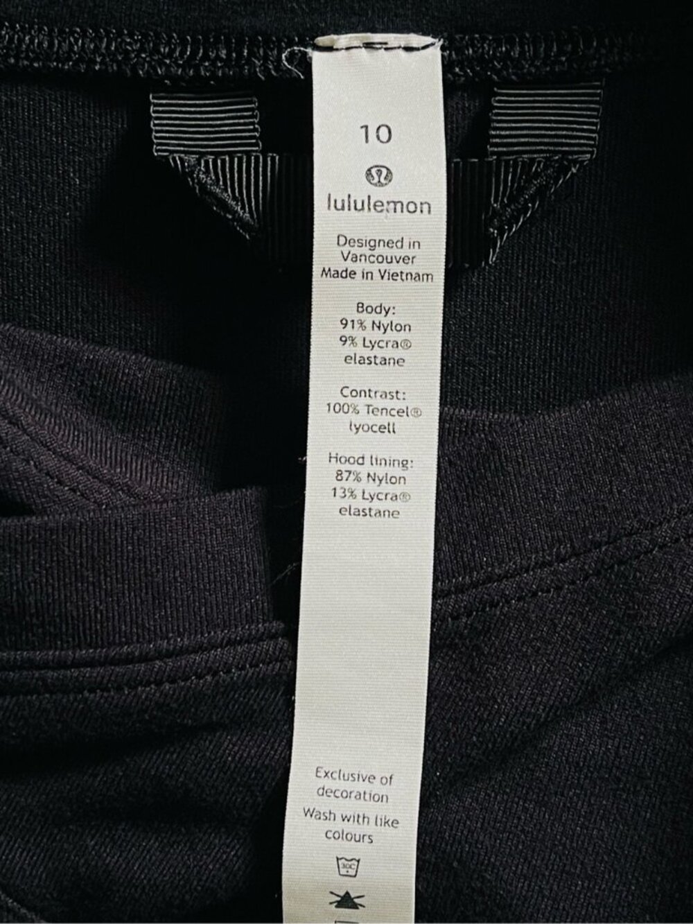 Lululemon Starting Place Hoodie Black 10 - Picture 8 of 10